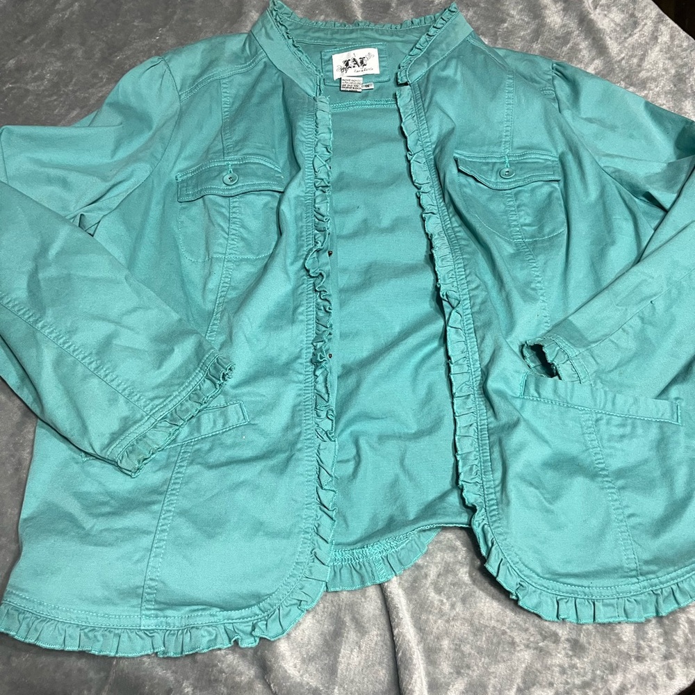 Love J Seafoam Utility Jacket